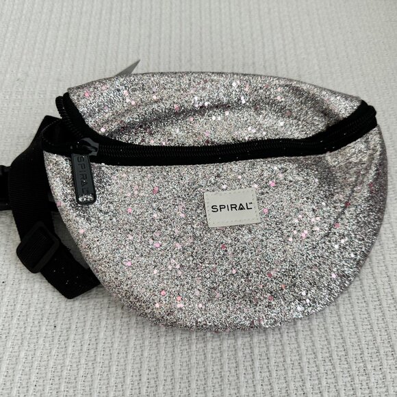 SPIRAL.UK Festival Rave Bags, "Toffee Stardust"- Pink/Silver, One Size, NWT - Picture 1 of 5